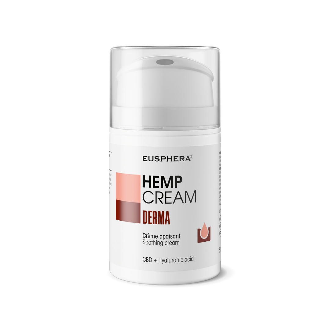 EU4SKIN - Crème apaisante naturelle pour le visage et le corps contre l'eczéma, l'acné et le psoriasis - 50 ml