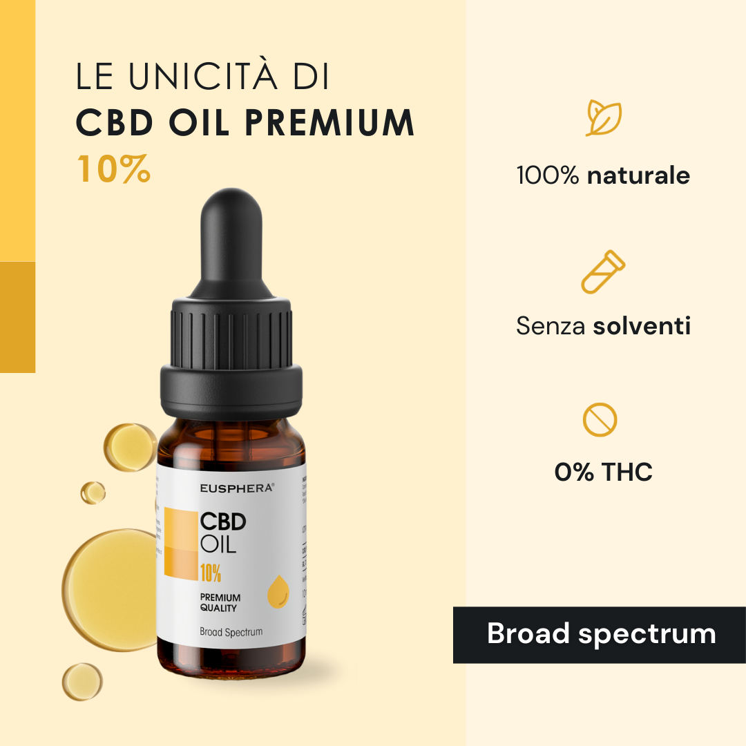 Hemp Extract 10% - Olio CBD Naturale