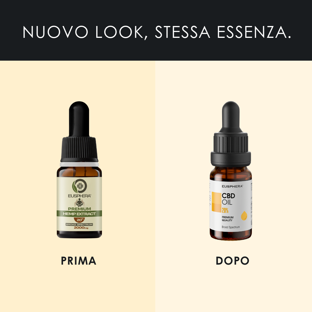 Hemp Extract 20% - Olio CBD Naturale