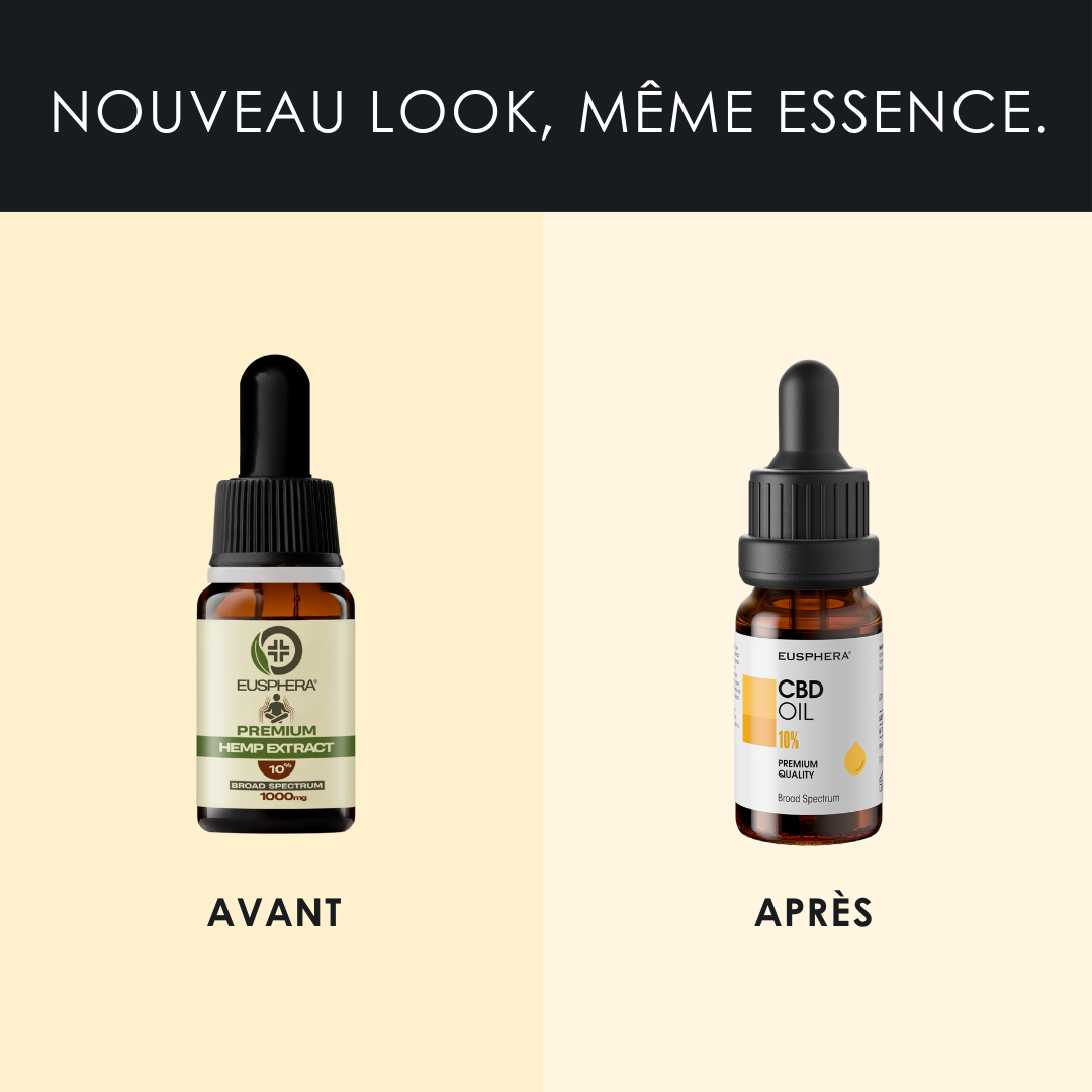 HEMP EXTRACT 10% - Huile naturelle de CBD pour la relaxation et le sommeil - 10 ml