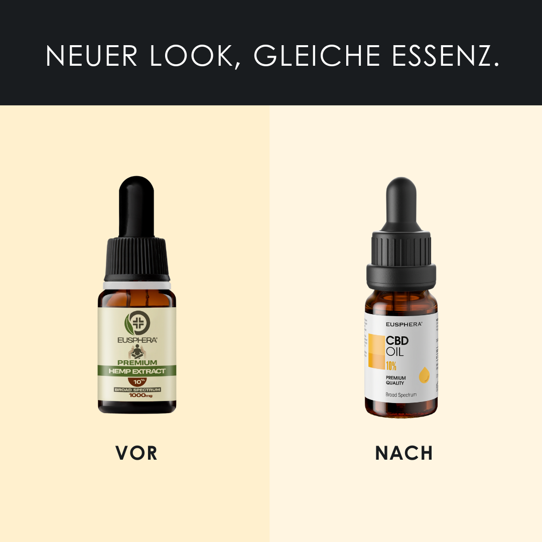 HANFEXTRAKT 10% - Natürliches CBD-Öl zur Entspannung und für den Schlaf - 10 ml