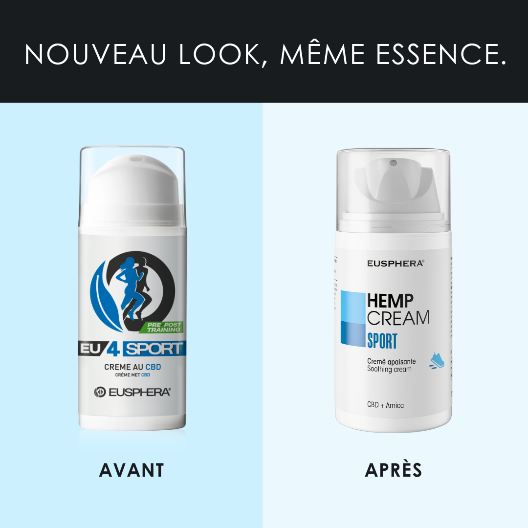EU4SPORT - Crème pour athlètes et sportifs avec CBD et griffe du diable - 75 ml