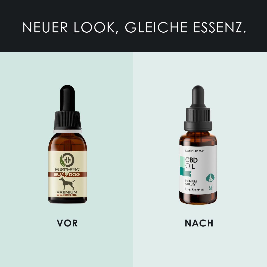 EU4DOG - Entspannungsöl für Hunde, reich an Vitaminen - 30 ml
