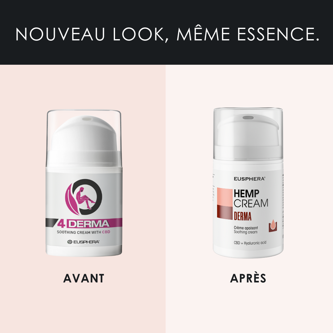 EU4SKIN - Crème apaisante naturelle pour le visage et le corps contre l'eczéma, l'acné et le psoriasis - 50 ml