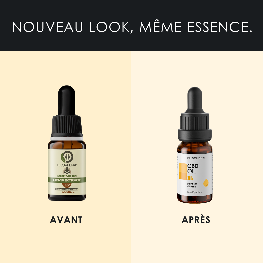 HEMP EXTRACT 30% - Huile naturelle de CBD pour la relaxation et le sommeil - 10 ml