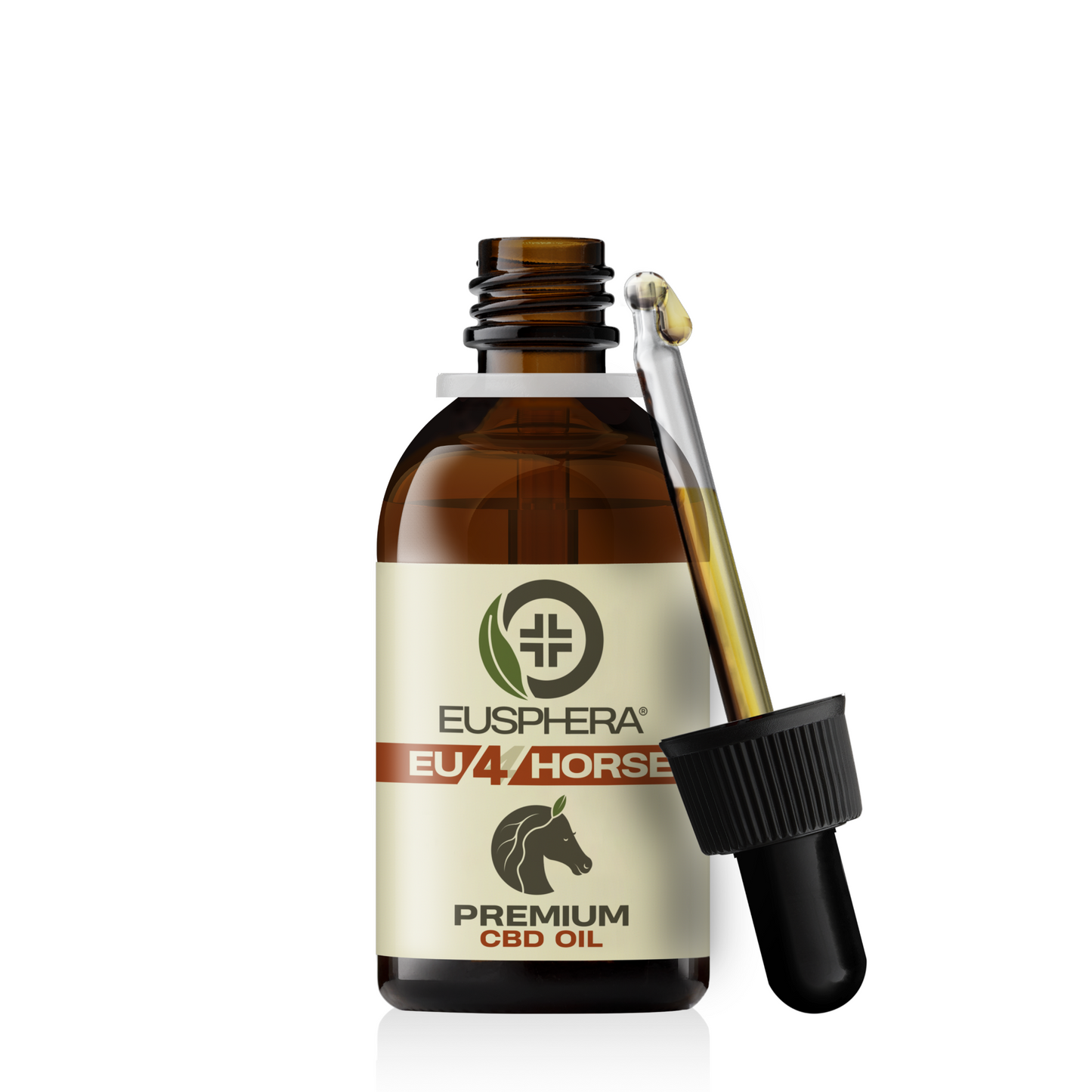 EU4HORSE - Aceite nutritivo para caballos rico en vitaminas para el bienestar y la vitalidad - 50 ml