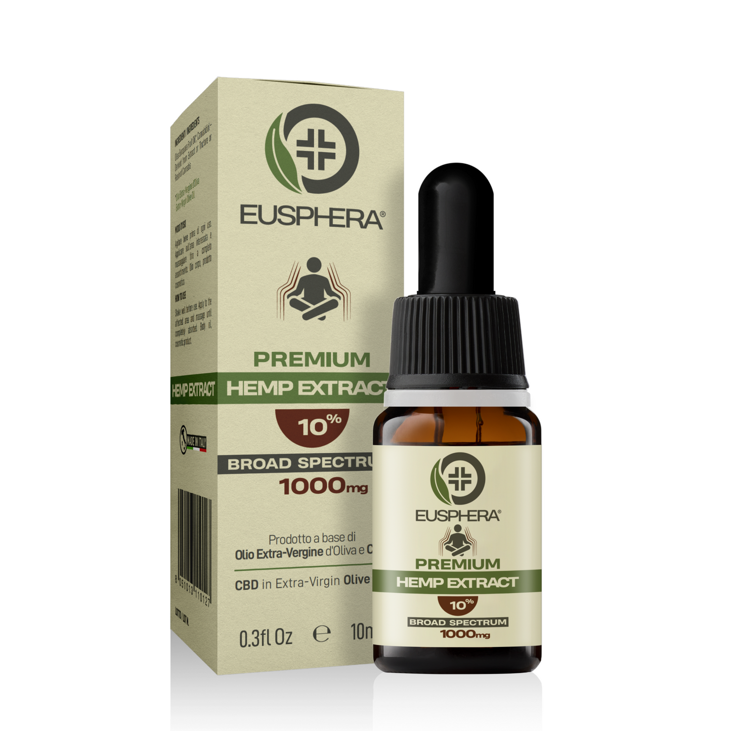 HEMP EXTRACT 10% - Aceite CBD Natural para la relajación y el sueño - 10 ml