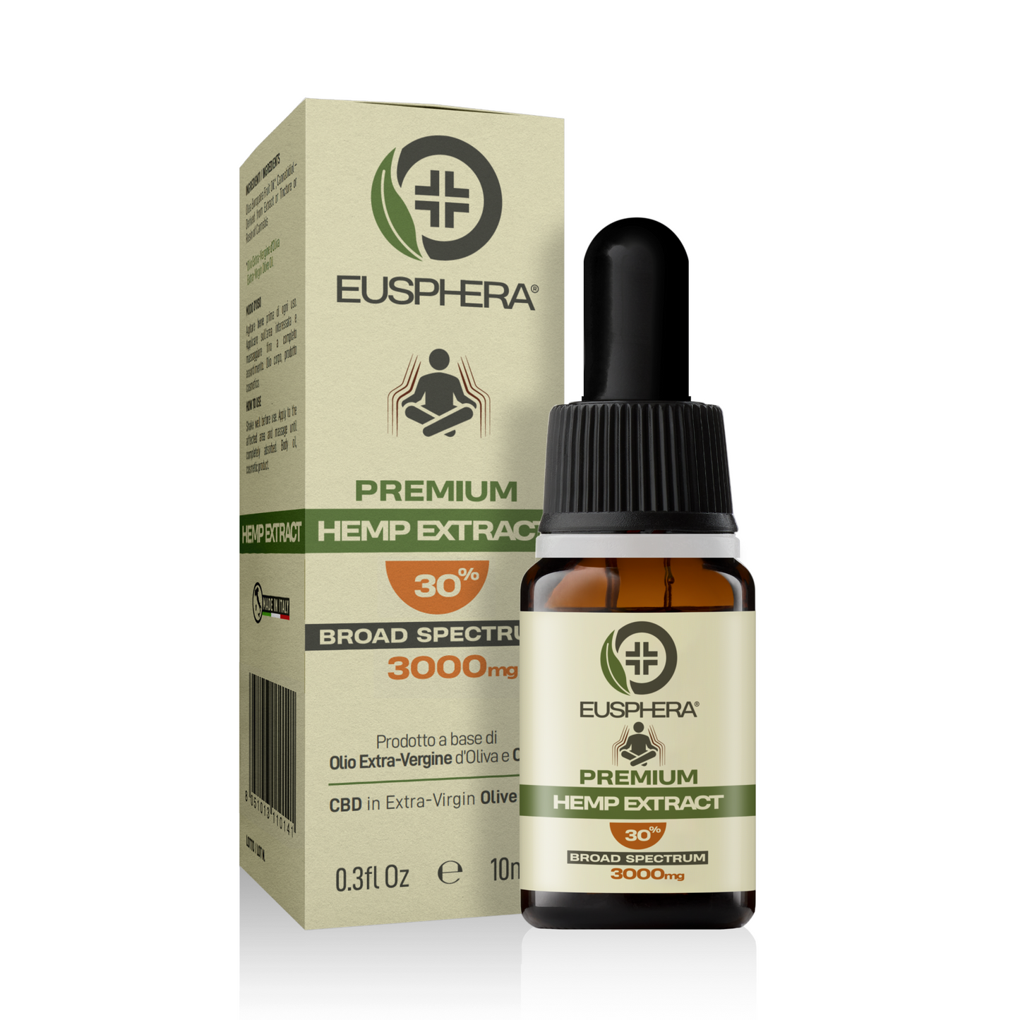 HEMP EXTRACT 30% - Aceite CBD Natural para la relajación y el sueño - 10 ml