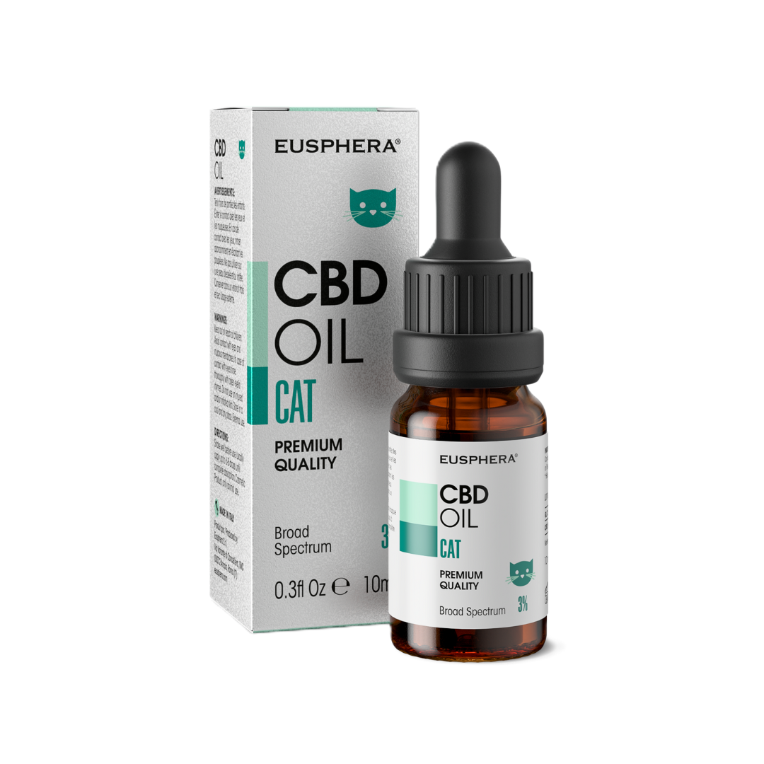 EU4CAT - Huile calmante naturelle pour chats riche en vitamines - 10 ml