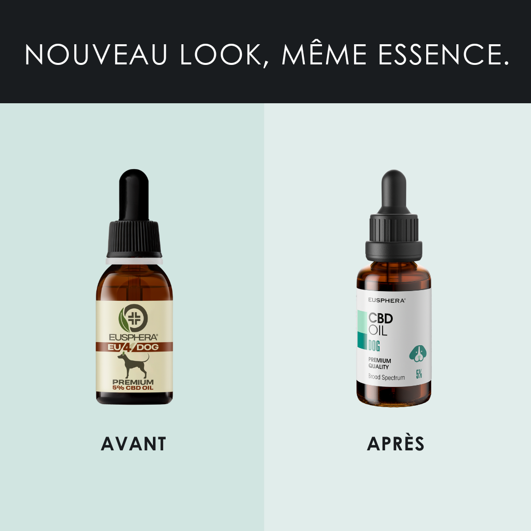 EU4DOG - Huile relaxante vitaminée pour chiens - 30 ml