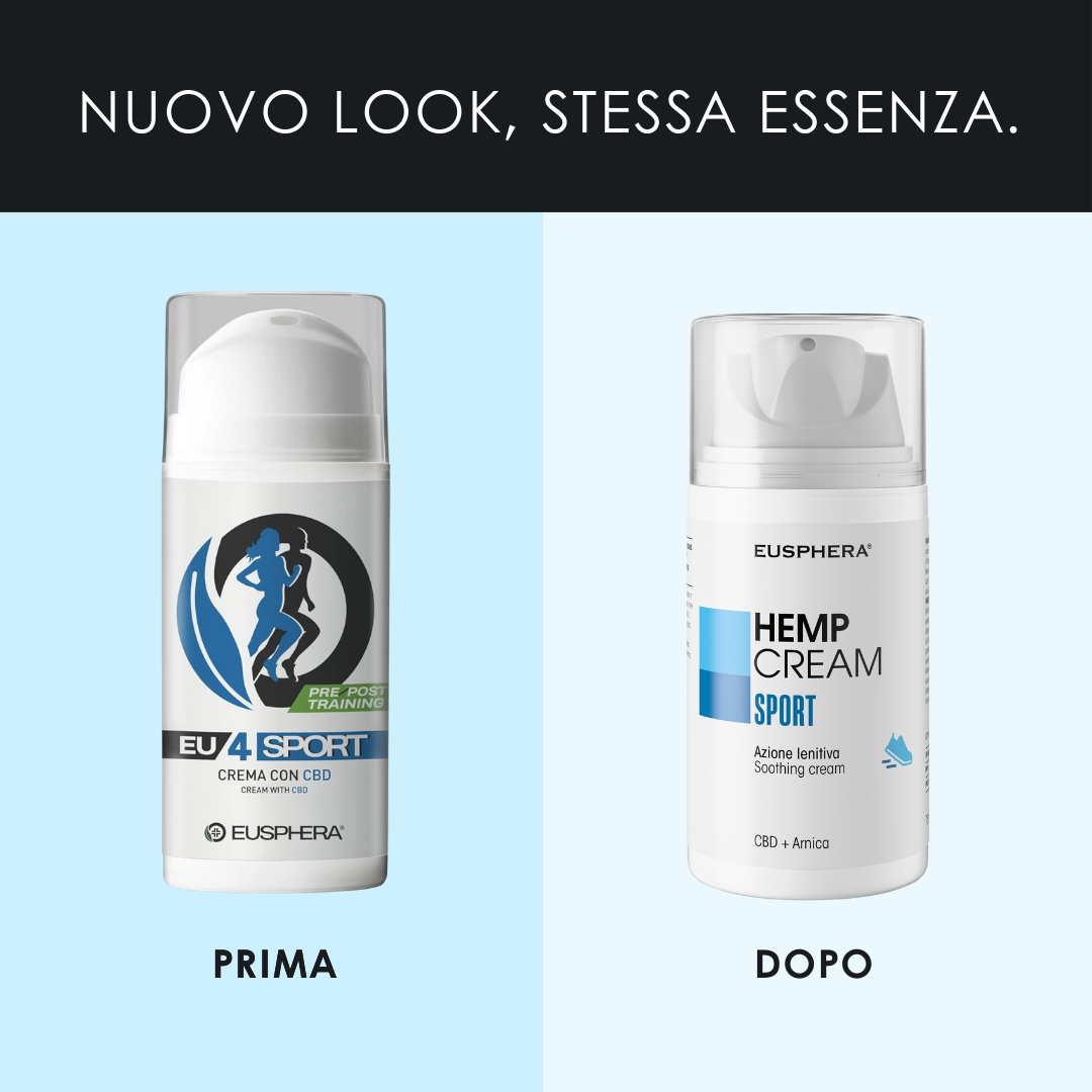 EU4SPORT - Crema per dolori muscolari ed infortuni