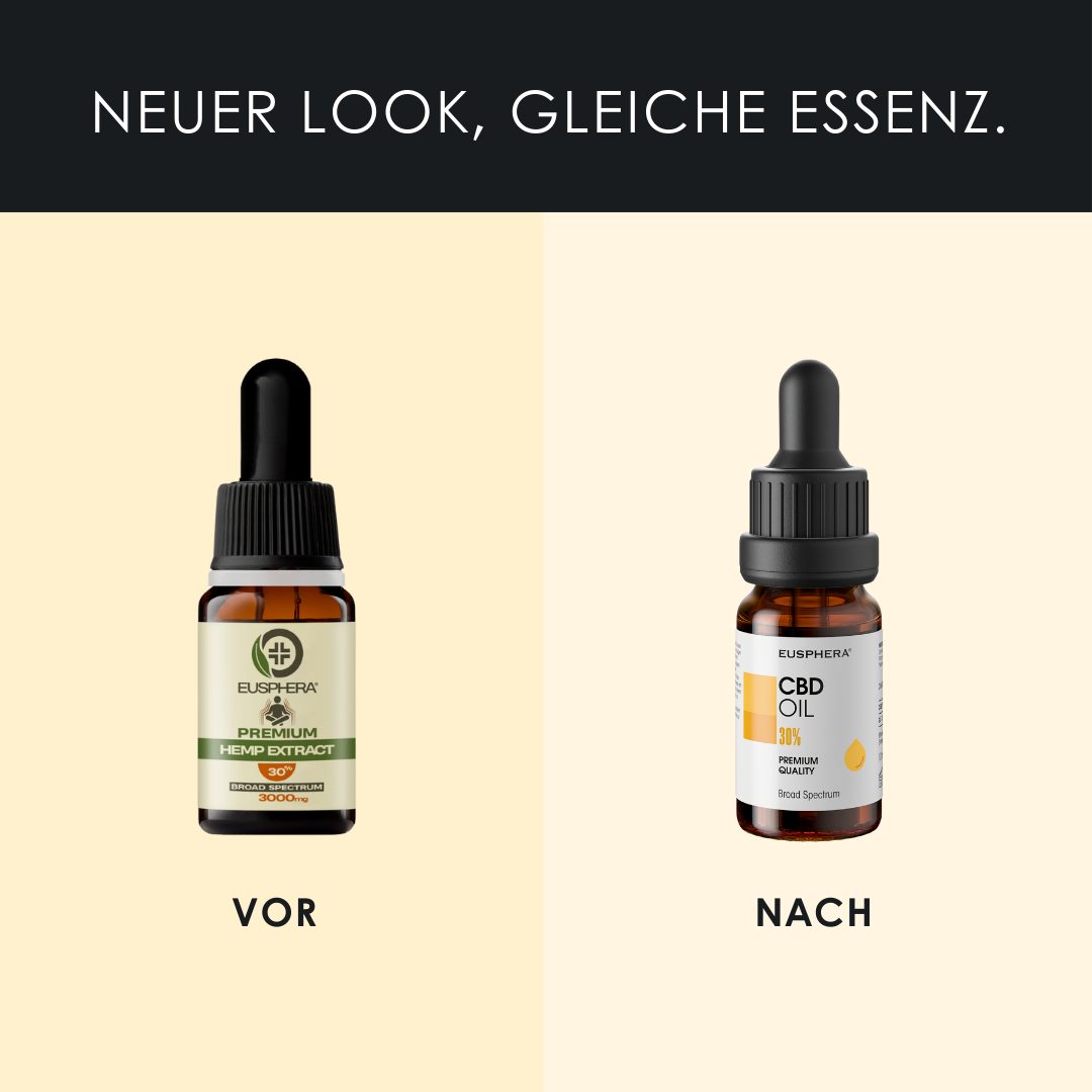HANFEXTRAKT 30% - Natürliches CBD-Öl zur Entspannung und für den Schlaf - 10 ml