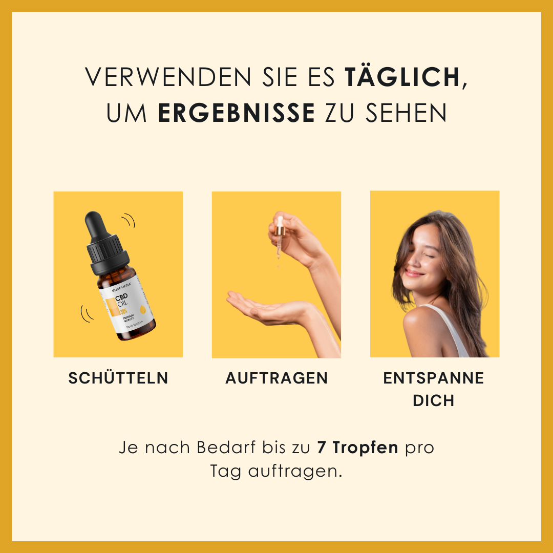 HANFEXTRAKT 30% - Natürliches CBD-Öl zur Entspannung und für den Schlaf - 10 ml