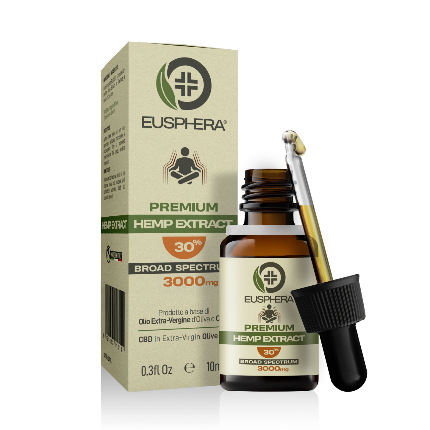 HEMP EXTRACT 30% - Aceite CBD Natural para la relajación y el sueño - 10 ml